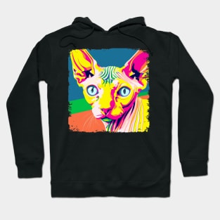 Sphynx Pop Art - Cat Lover Gift Hoodie